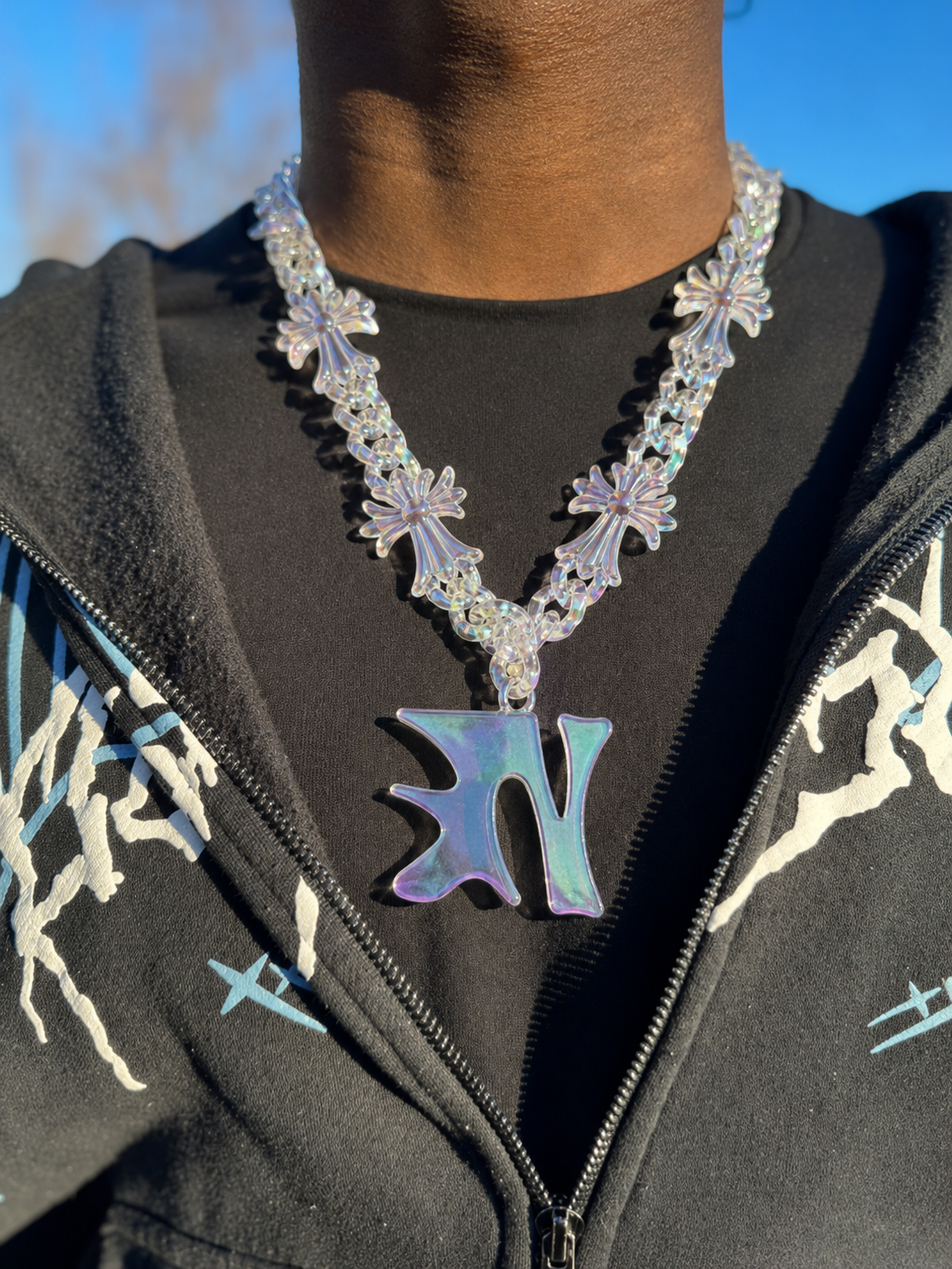 Nocon "N" Iridescent Chain